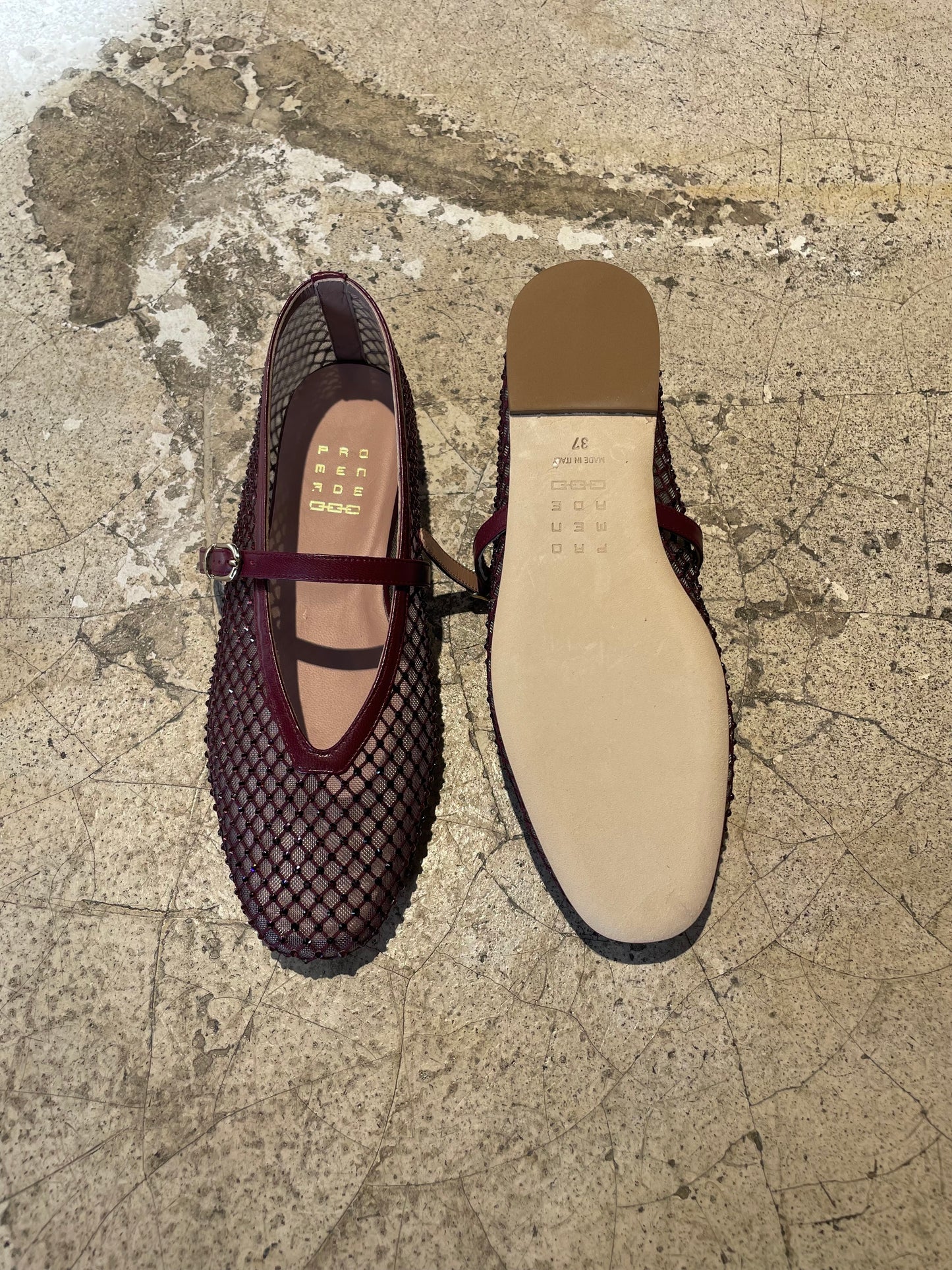 PROMENADE - Ballerines strassées