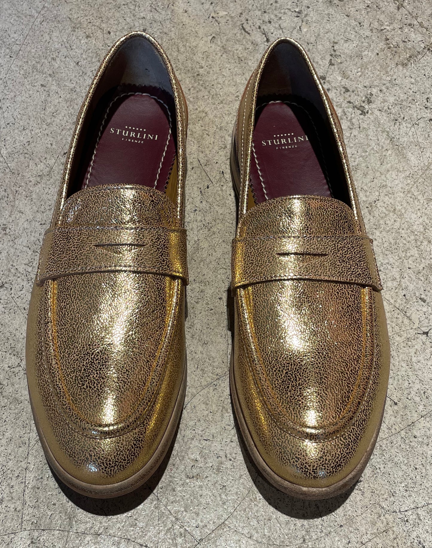 STURLINI - Mocassins dorés