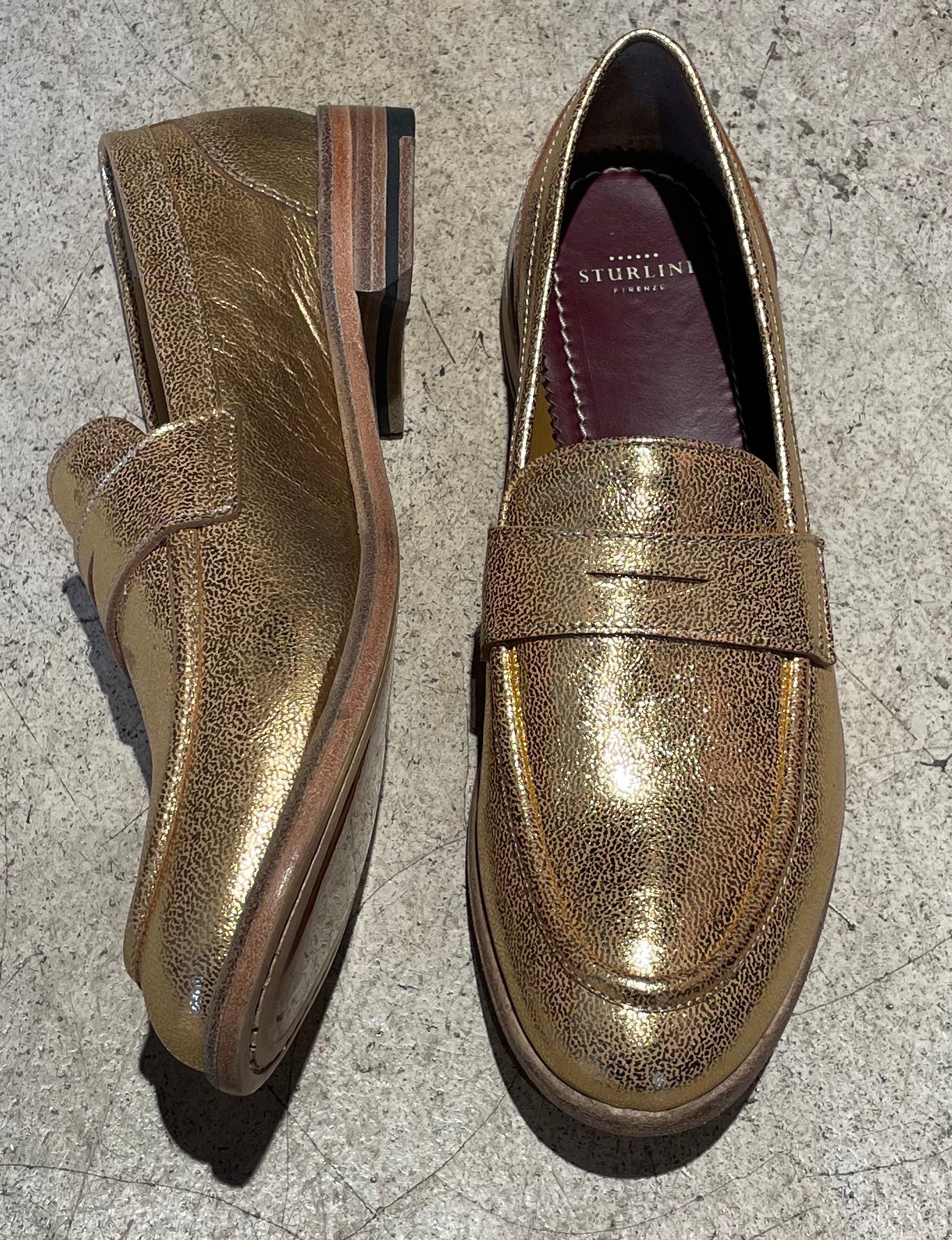 STURLINI - Mocassins dorés