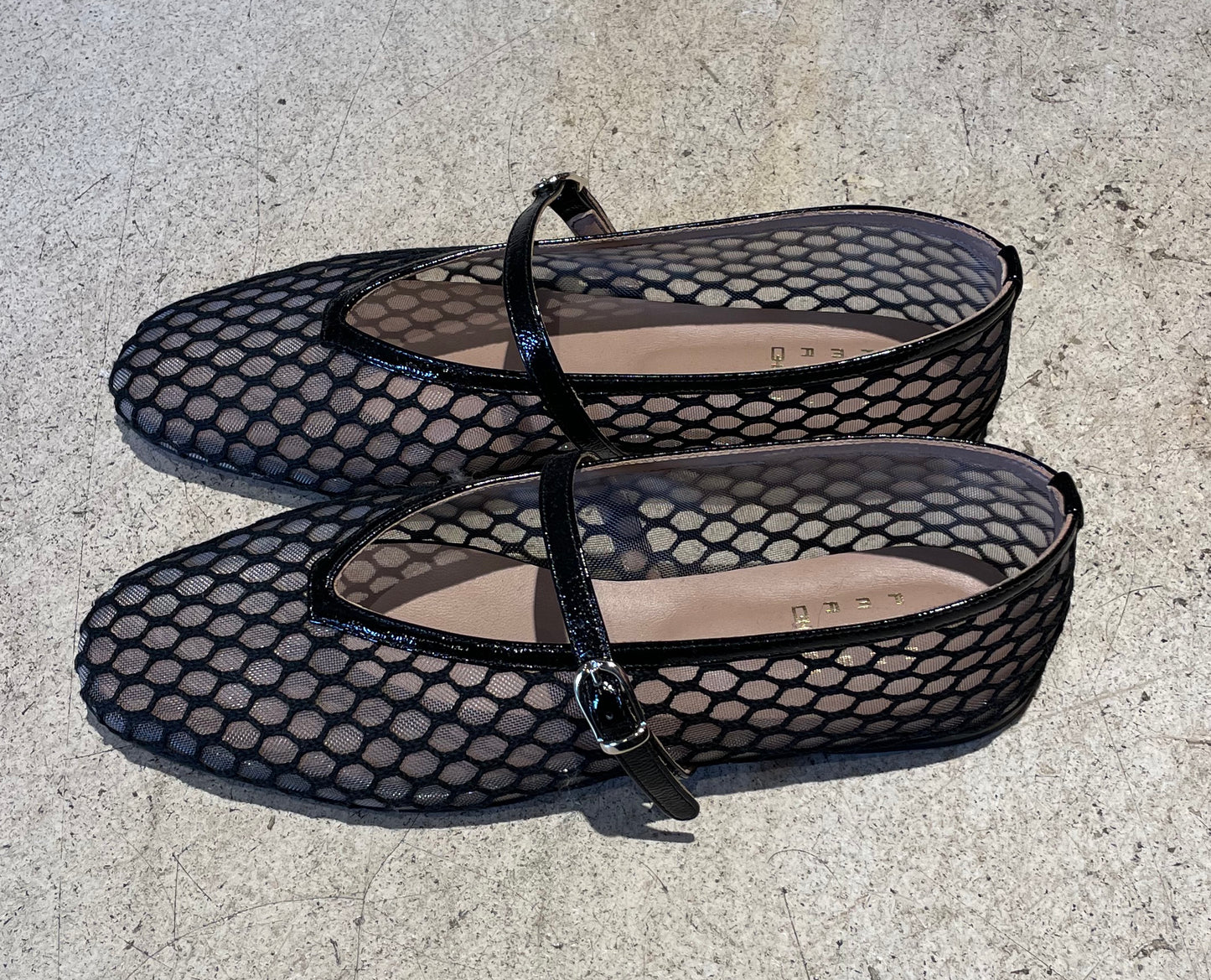 PROMENADE - Ballerines maille résille