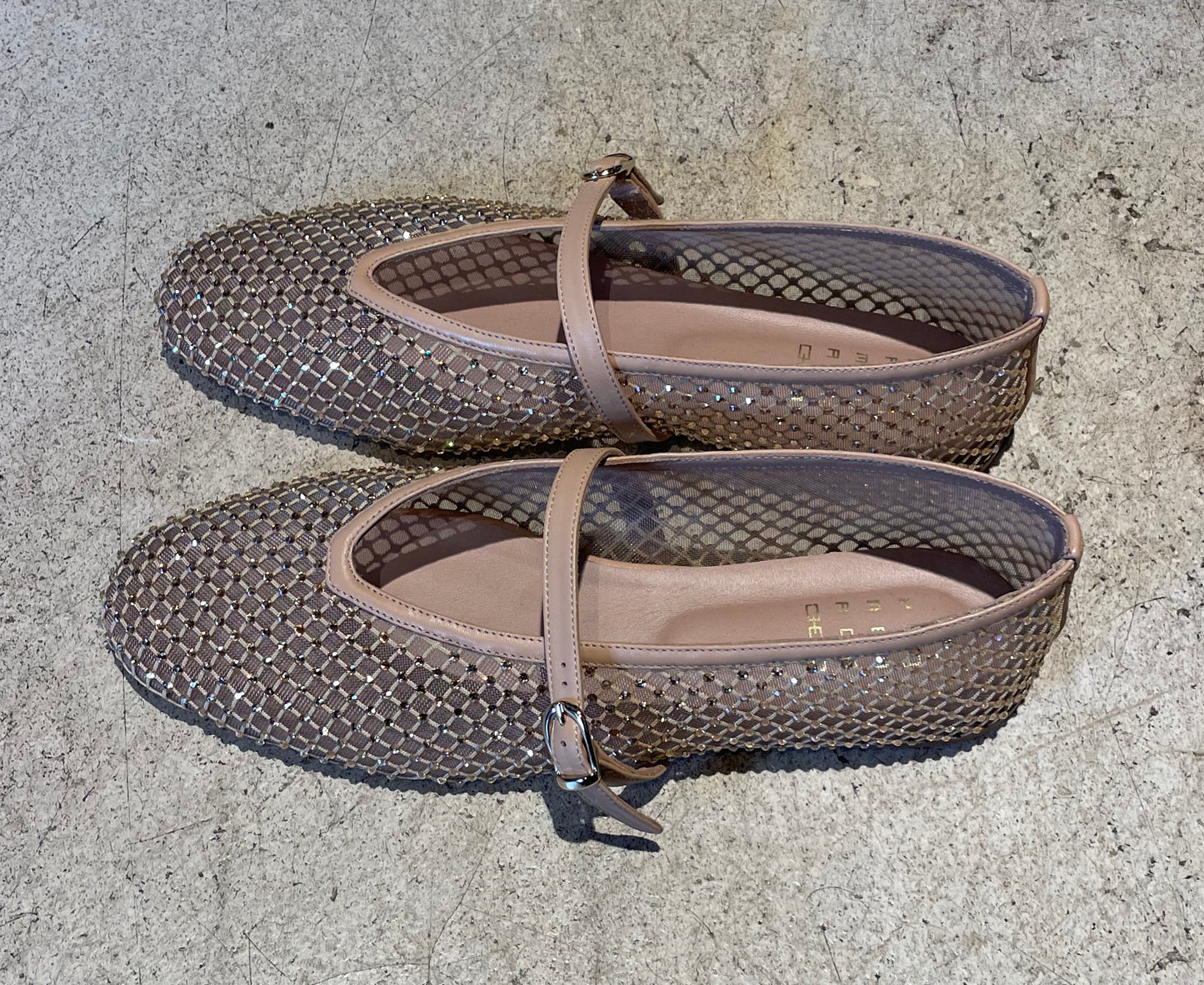 PROMENADE - Ballerines maille résille