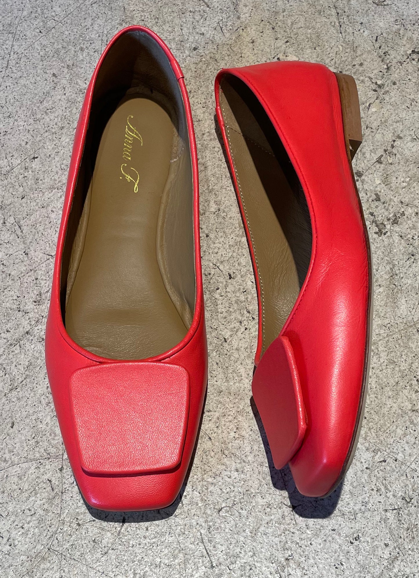 ANNA F - Ballerines - Corail
