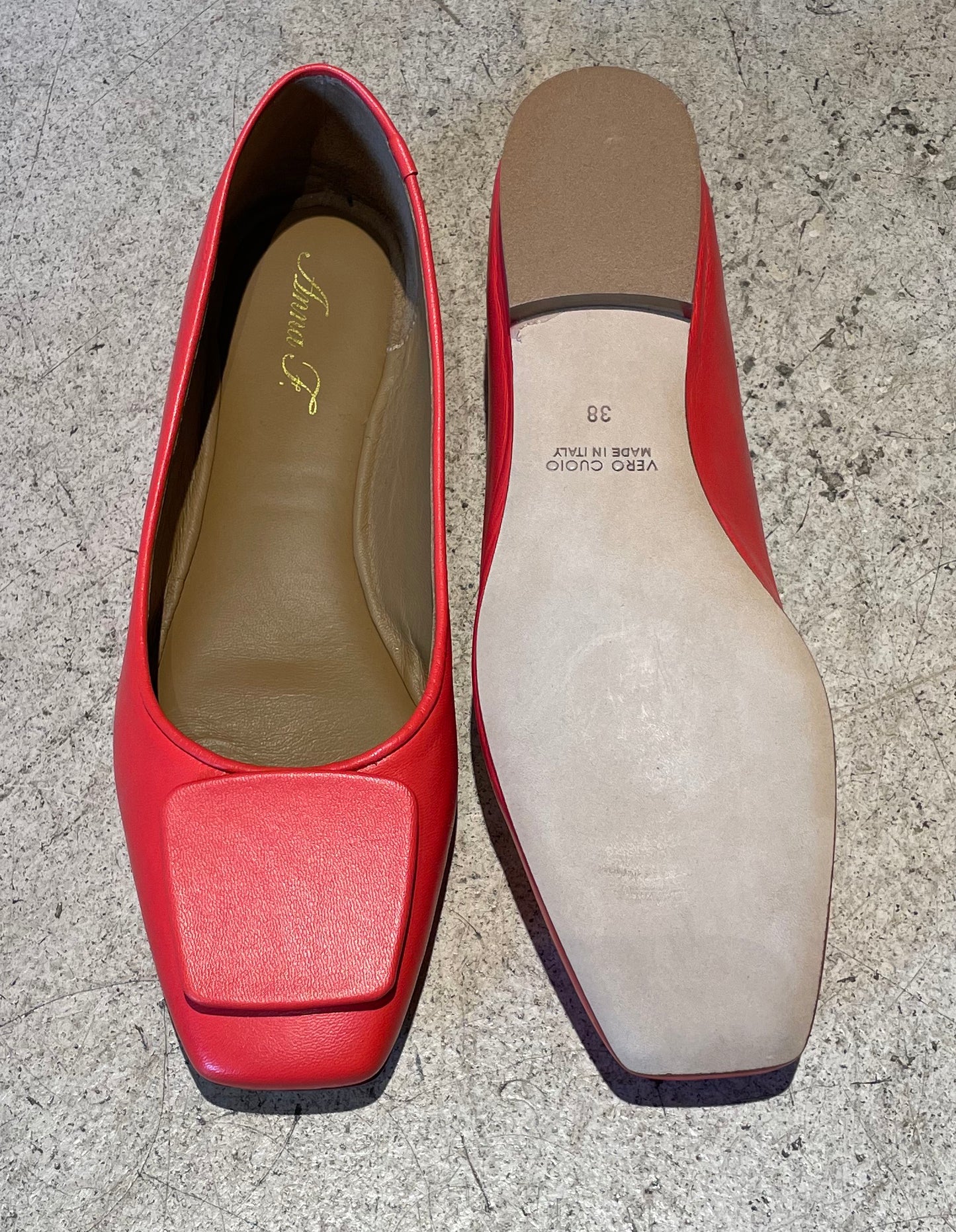 ANNA F - Ballerines - Corail