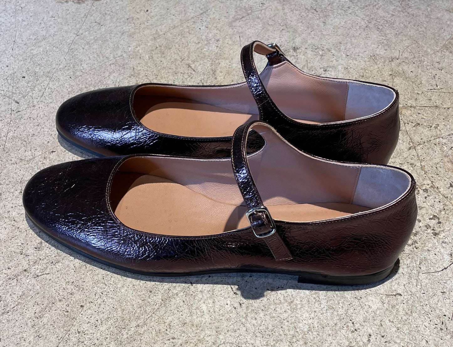 ANNIEL - Babies lamées- Bordeaux