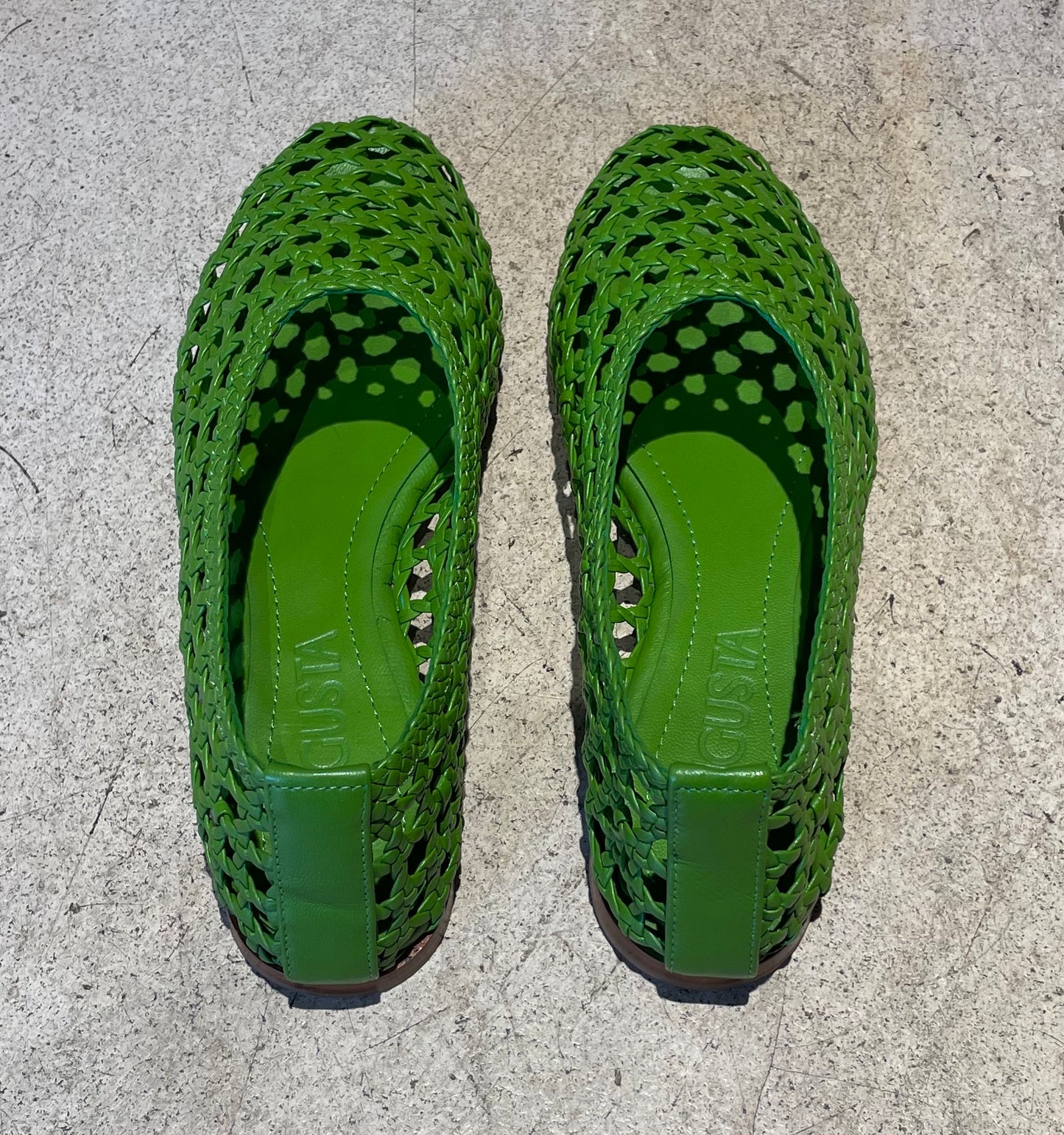 AUGUSTA - Ballerines AVA - Vert Kiwi