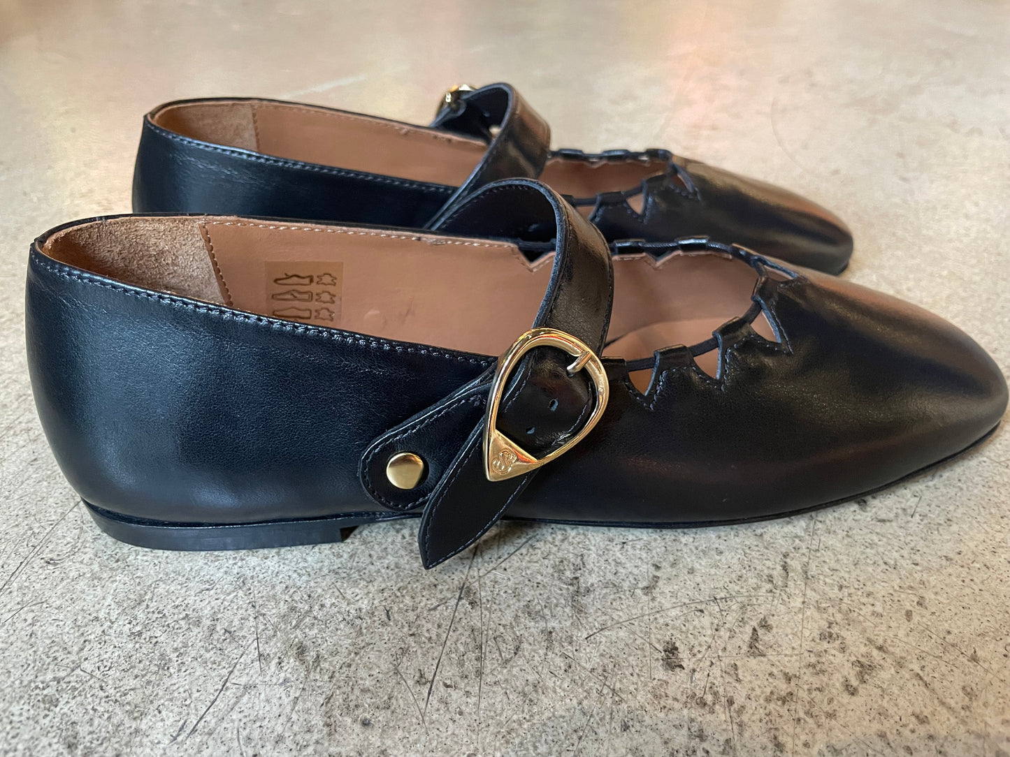 SOCQUE - Ballerines GINGER noires