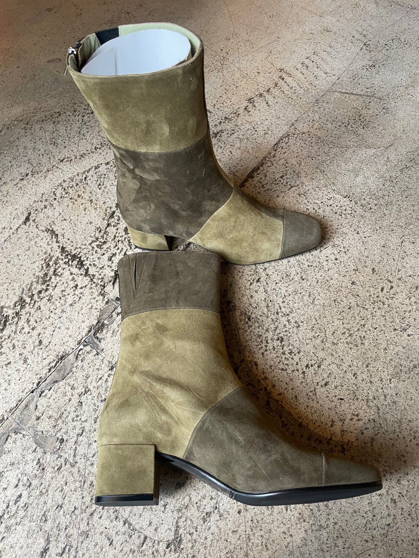 CAREL - Estime Go Chev Bel Bi Kaki - Bottines daim