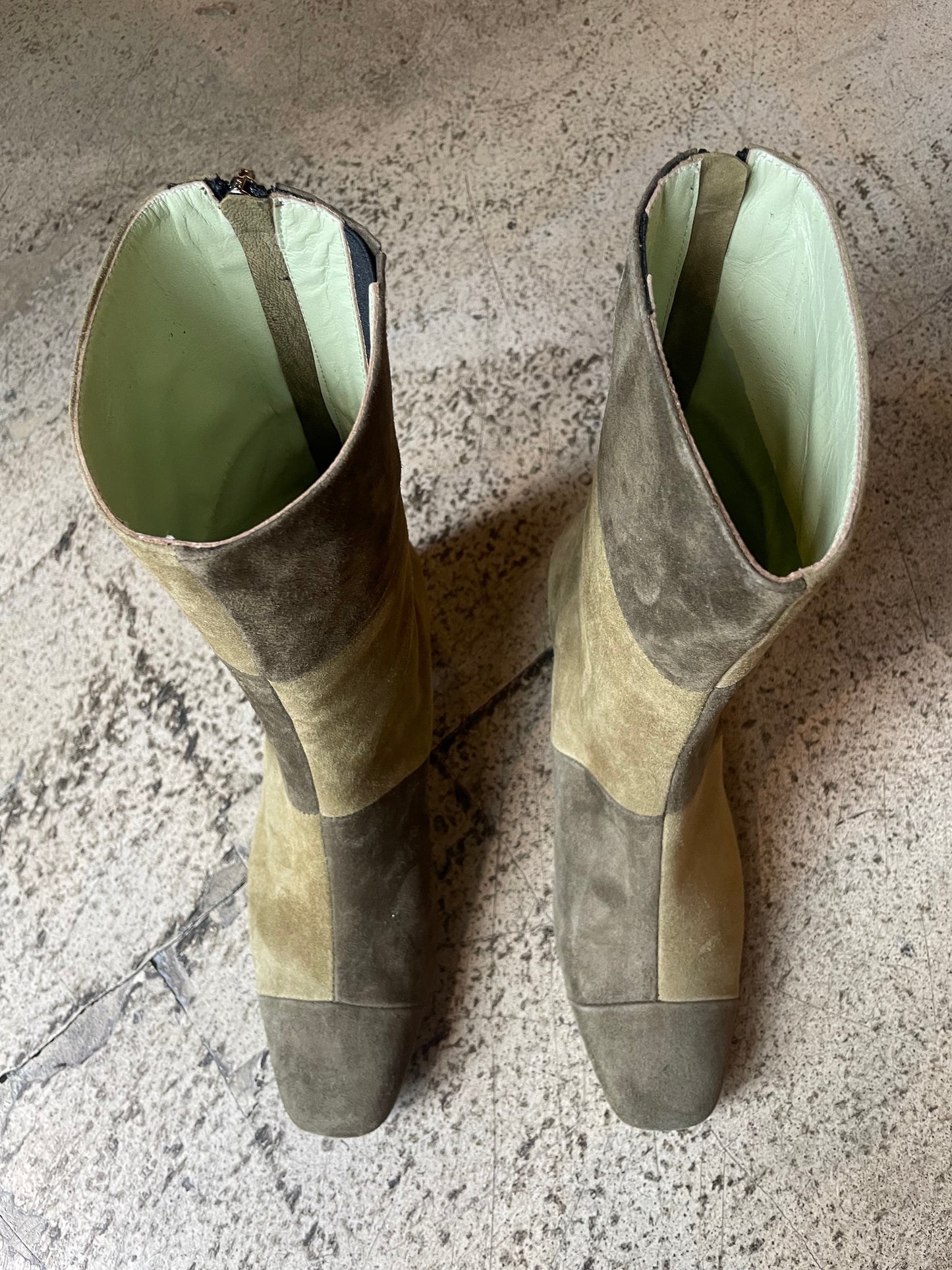 CAREL - Estime Go Chev Bel Bi Kaki - Bottines daim