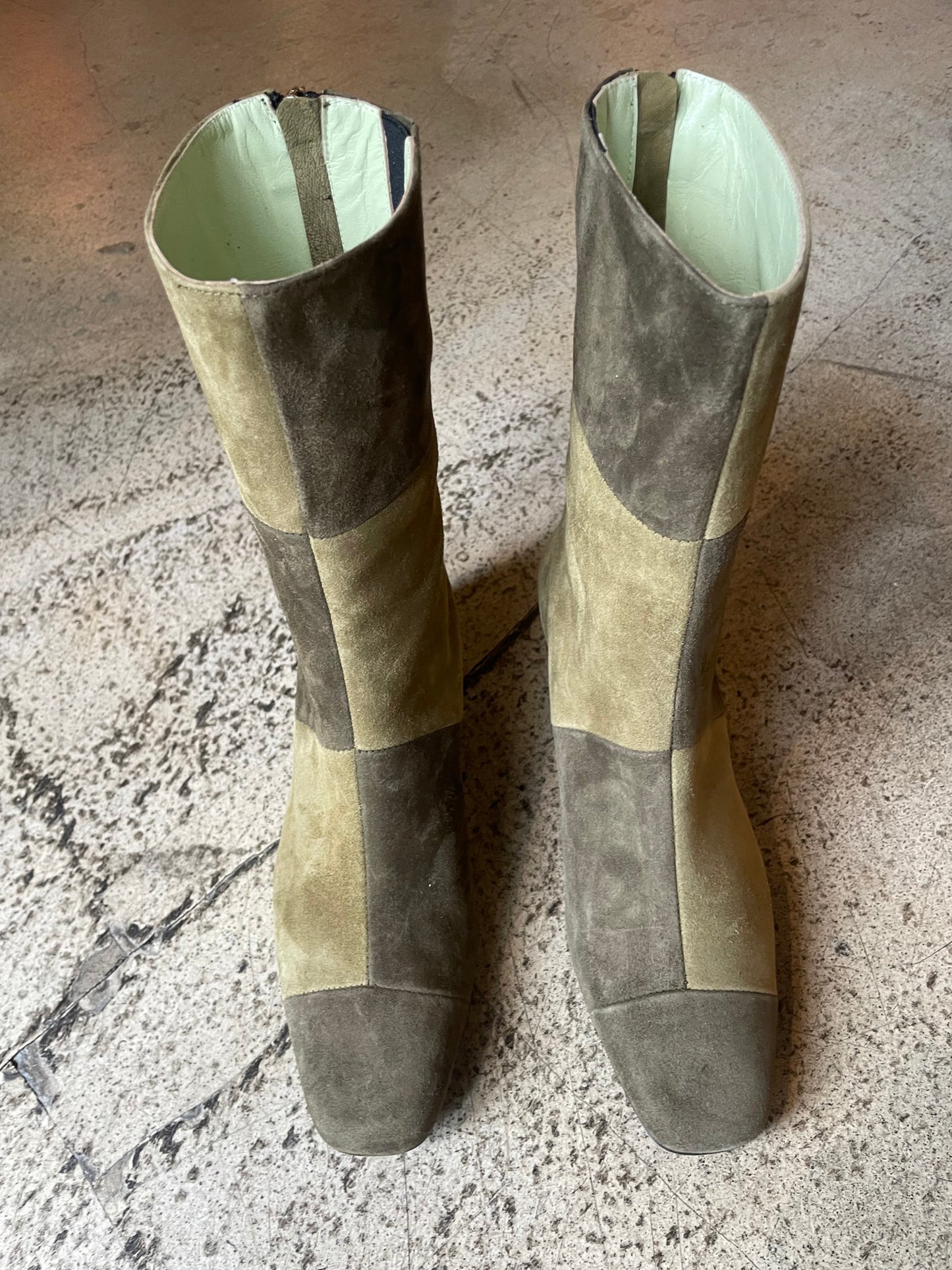 CAREL - Estime Go Chev Bel Bi Kaki - Bottines daim