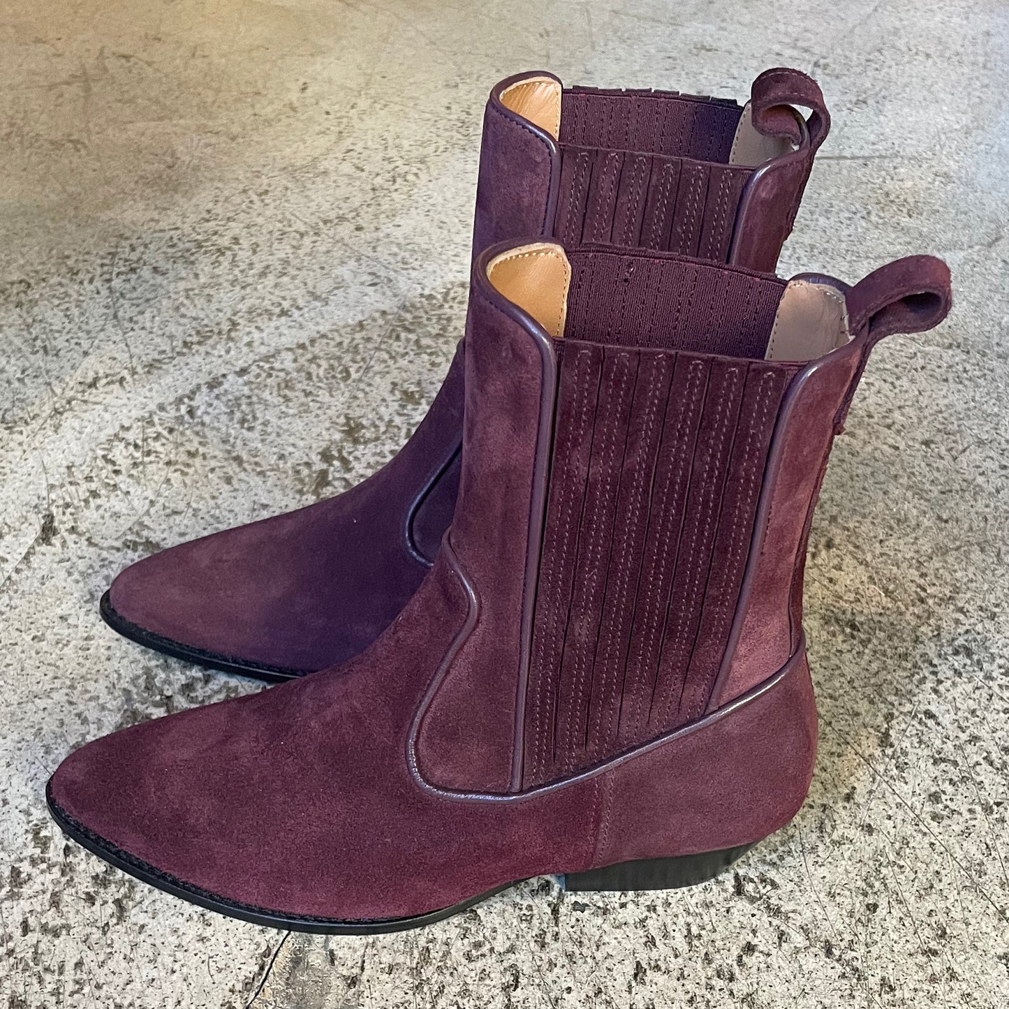 SOCQUE - Boots ABBEY Bordeaux