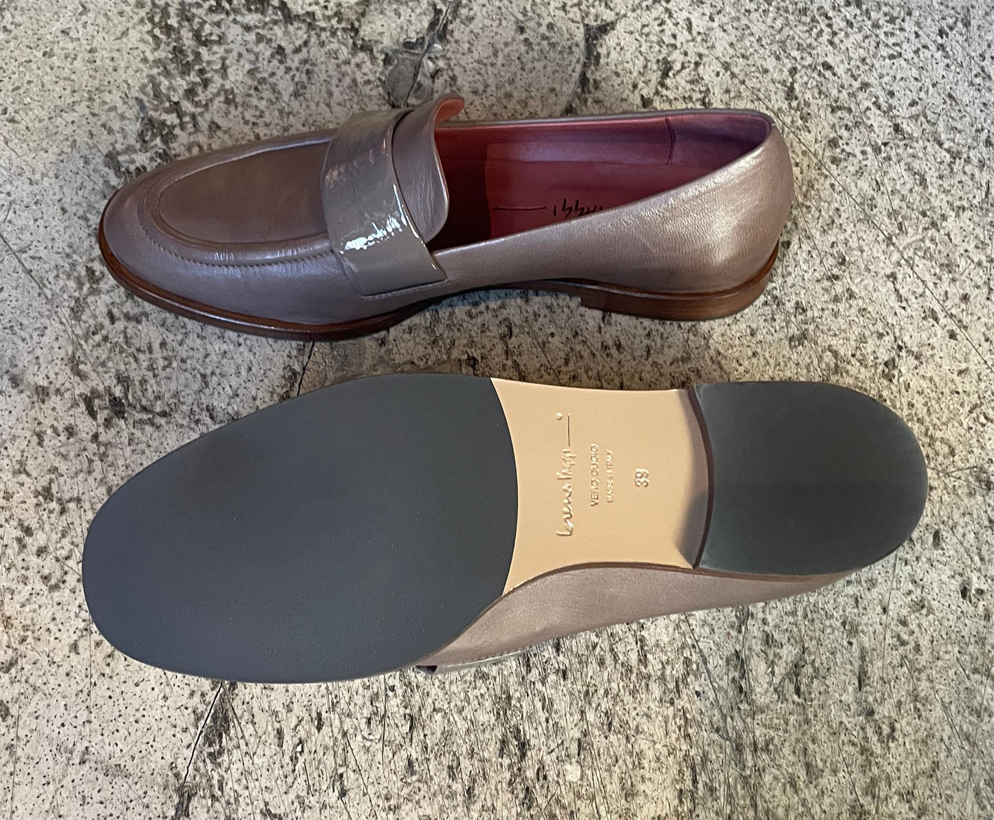 LORENA PAGGI - Mocassins Taupe