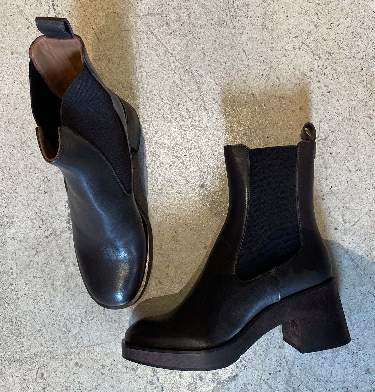 ANTHOLOGY - Bottines talons bois