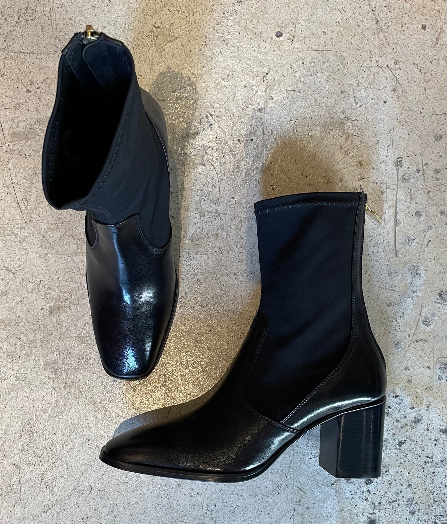 SOCQUE - Bottines seconde peau à talons