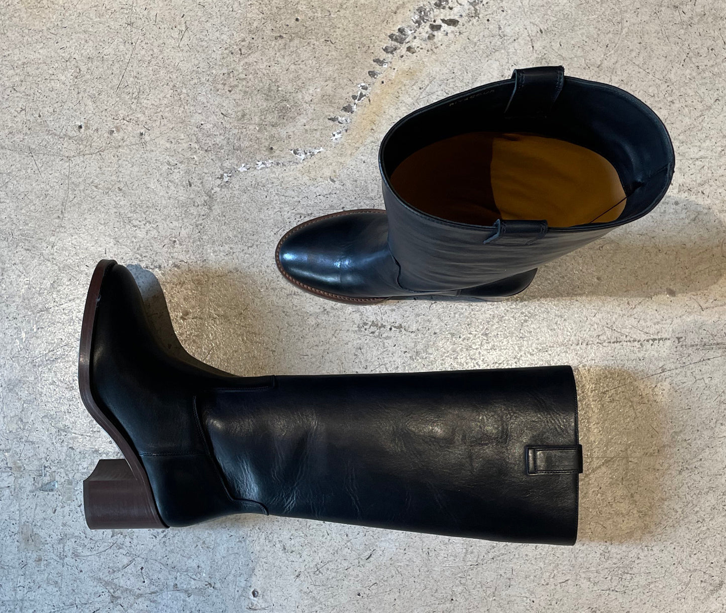 RIVECOUR - Bottes à talons type camarguaises