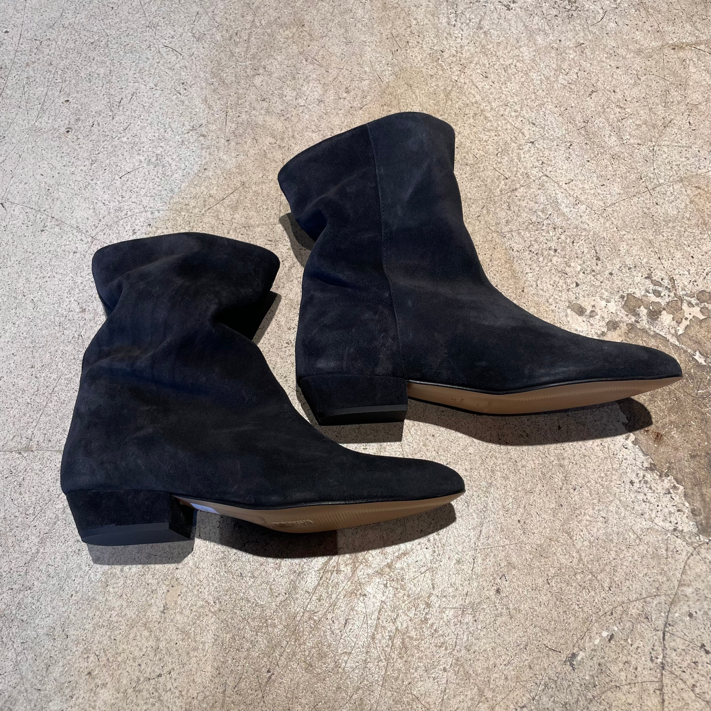 ANONYMOUS COPENHAGEN - Bottines en peau noir