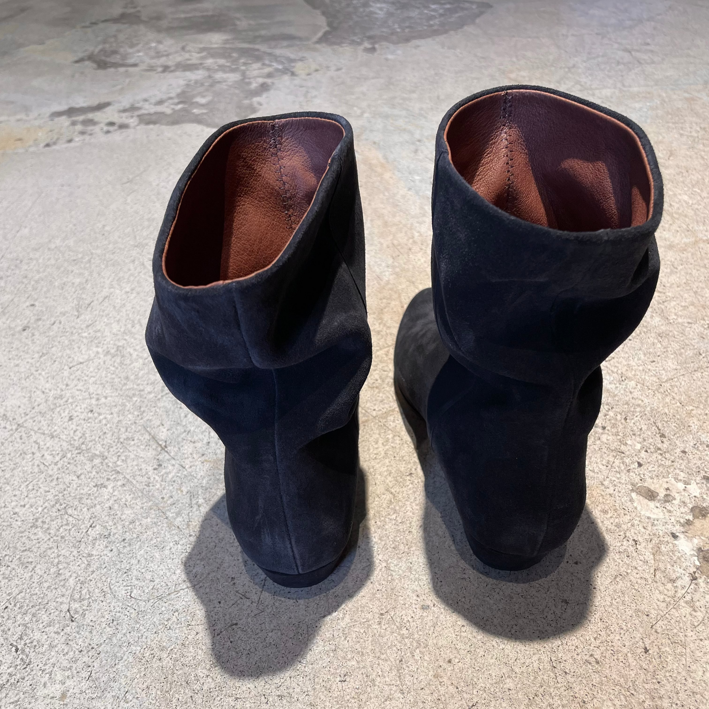 ANONYMOUS COPENHAGEN - Bottines en peau noir
