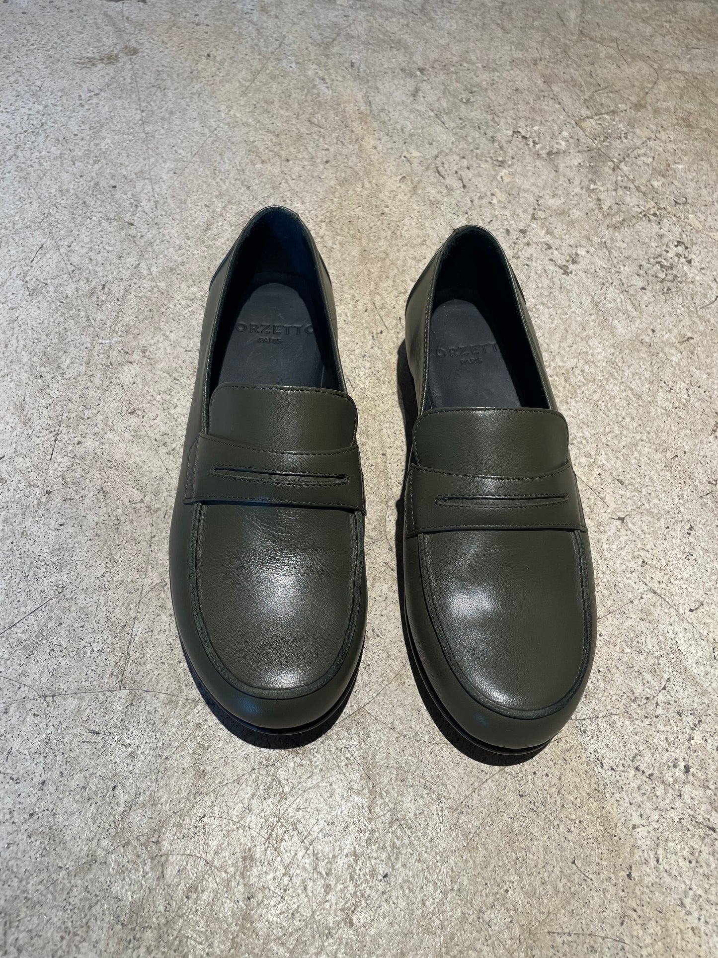 PHILIPPE ZORZETTO - Mocassins kaki