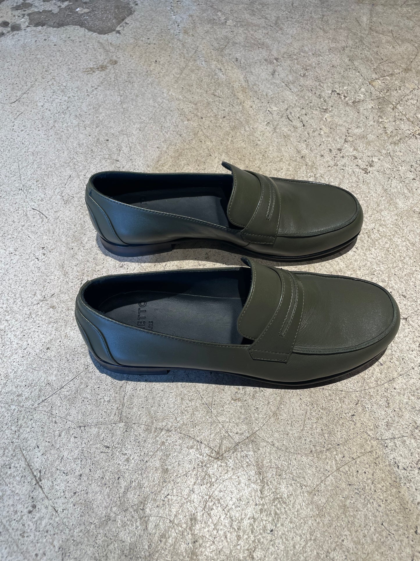 PHILIPPE ZORZETTO - Mocassins kaki