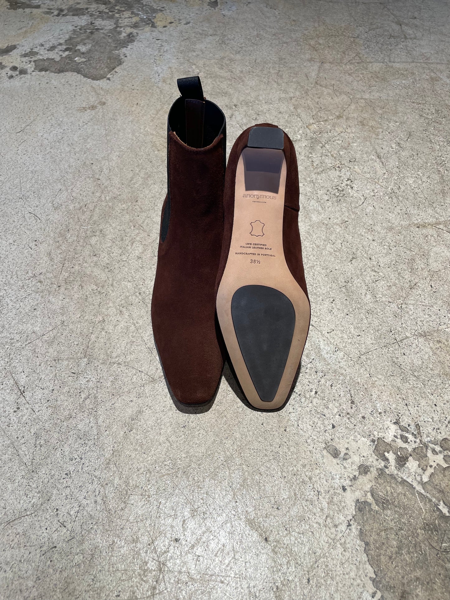ANONYMOUS - Bottines en peau