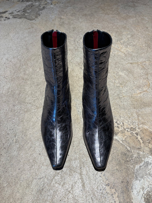 HALMANERA - Bottines en cuir lamé