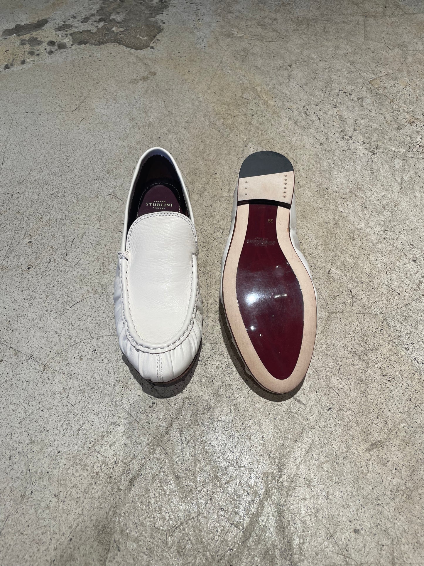 STURLINI - Mocassins blancs