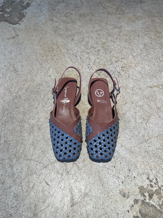 LORENA PAGGI - Slingback tressée