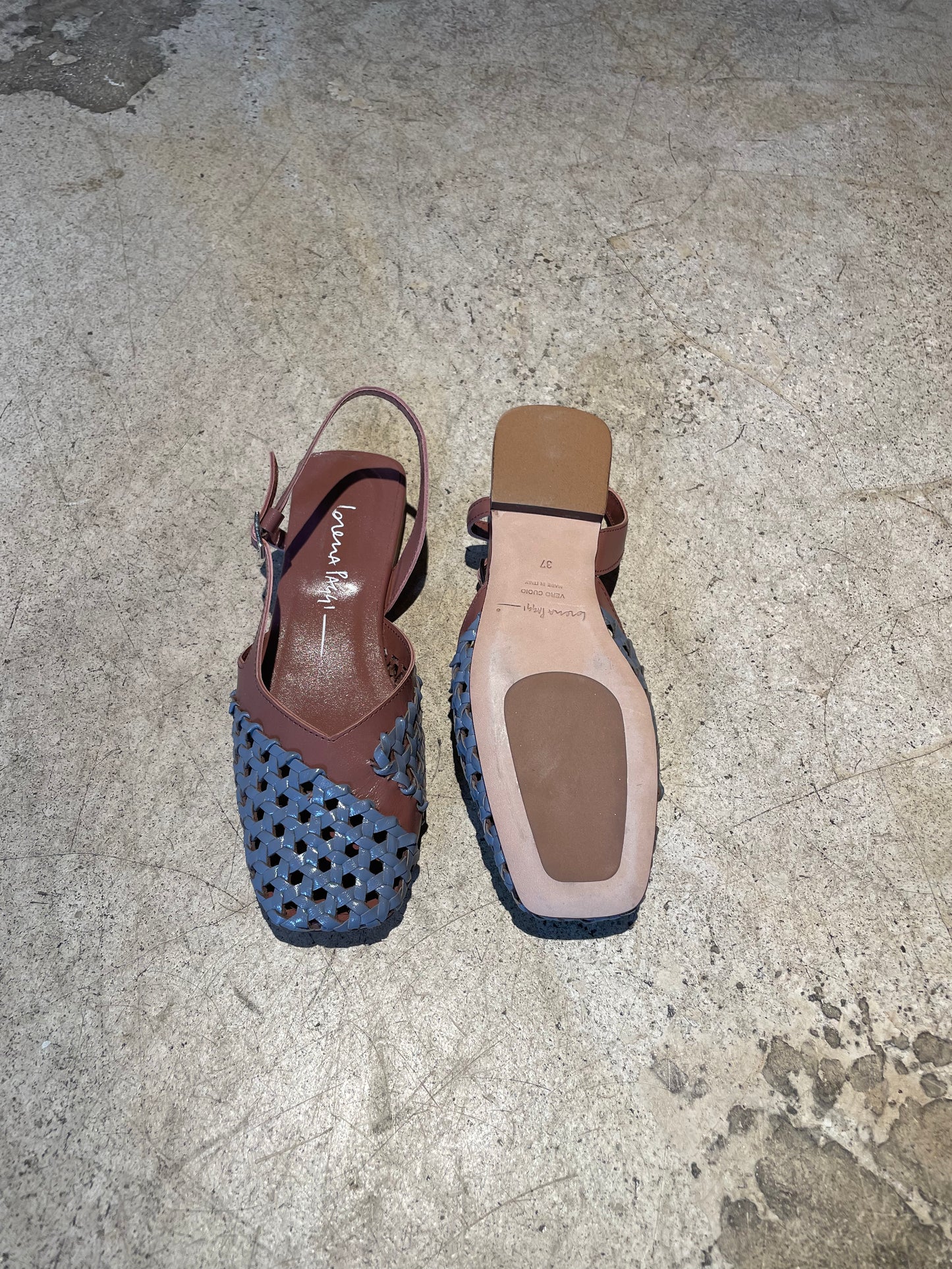 LORENA PAGGI - Slingback tressée