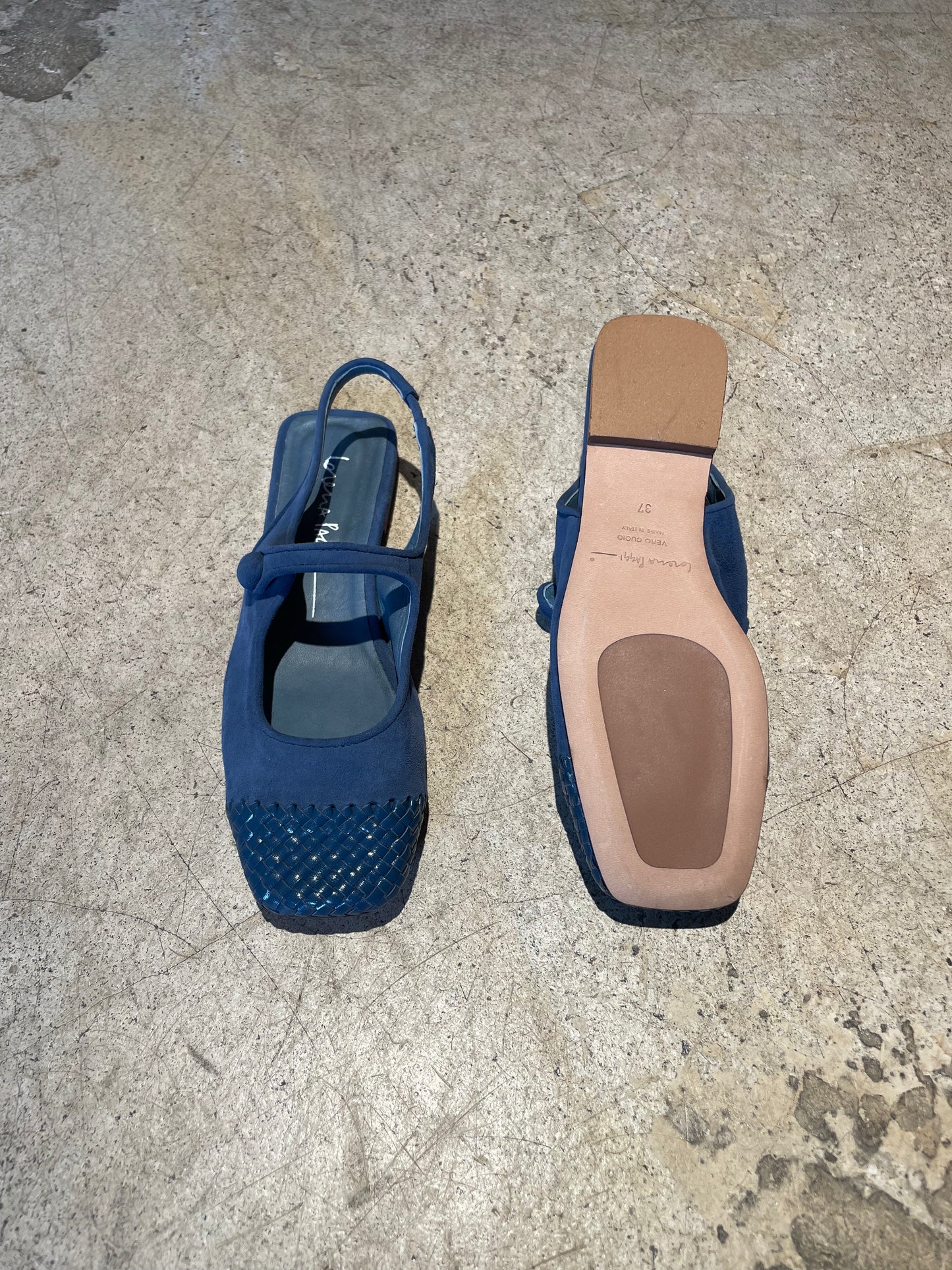 LORENA PAGGI - Slingbacks bimatière