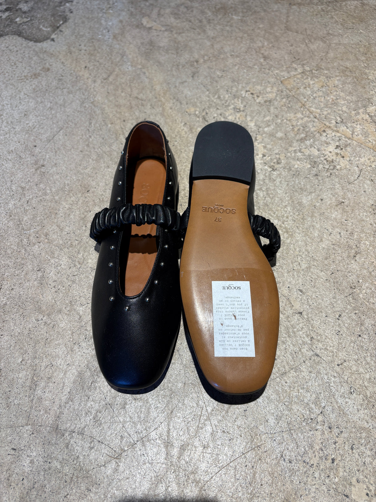 SOCQUE - Ballerines cloutées June