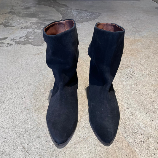 ANONYMOUS COPENHAGEN - Bottines en peau noir
