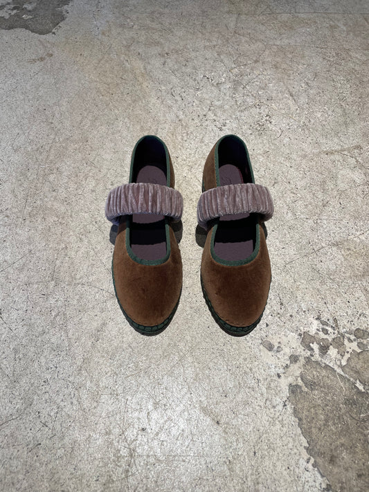 FLABELUS - Ballerines en velours
