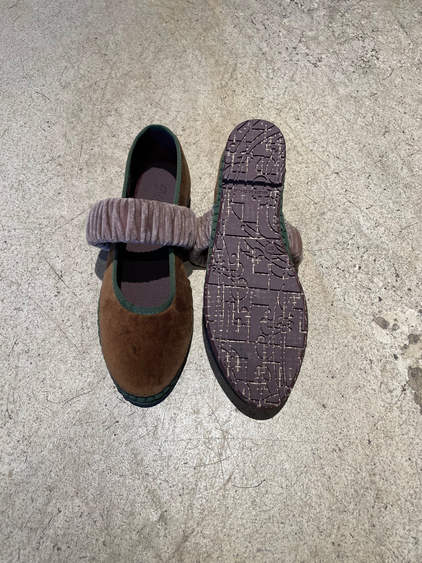 FLABELUS - Ballerines en velours
